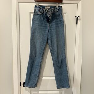Abercrombie Blue 90s straight jeans